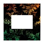 Fractal Patterns Gradient Colorful White Box Photo Frame 4  x 6 