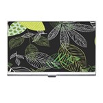 Leaves Floral Pattern Nature Business Card Holder