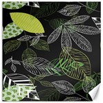 Leaves Floral Pattern Nature Canvas 20  x 20 