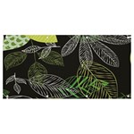 Leaves Floral Pattern Nature Banner and Sign 8  x 4 
