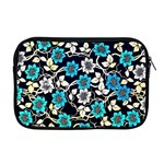 Blue Flower Floral Flora Naure Pattern Apple MacBook Pro 17  Zipper Case