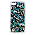 Blue Flower Floral Flora Naure Pattern iPhone SE