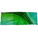 3d Leaves Texture Sheet Blue Green Body Pillow Case Dakimakura (Two Sides)