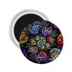 Floral Fractal 3d Art Pattern 2.25  Magnets
