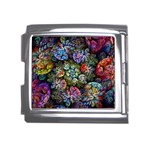 Floral Fractal 3d Art Pattern Mega Link Italian Charm (18mm)