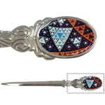 Fractal Triangle Geometric Abstract Pattern Letter Opener