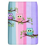 Owls Family Stripe Tree Removable Flap Cover (L)