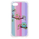 Owls Family Stripe Tree iPhone SE