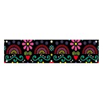 Mexican Folk Art Seamless Pattern Banner and Sign 4  x 1 