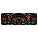 Mexican Folk Art Seamless Pattern Banner and Sign 12  x 4 