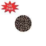 Leopard Animal Skin Patern 1  Mini Buttons (100 pack) 