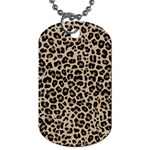 Leopard Animal Skin Patern Dog Tag (Two Sides)