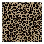 Leopard Animal Skin Patern Banner and Sign 3  x 3 
