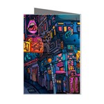 Wallet City Art Graffiti Mini Greeting Cards (Pkg of 8)