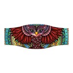 Colorful Owl Art Red Owl Stretchable Headband
