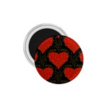 Love Hearts Pattern Style 1.75  Magnets