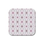 Pattern Texture Design Decorative Rubber Square Coaster (4 pack)