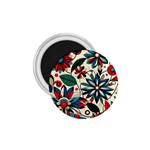 Flora Pattern Flower 1.75  Magnets