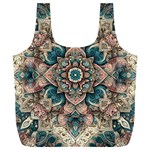 Floral Flora Flower Flowers Nature Pattern Full Print Recycle Bag (XL)