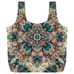 Floral Flora Flower Flowers Nature Pattern Full Print Recycle Bag (XXL)