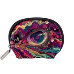 Human Eye Pattern Accessory Pouch (Small)