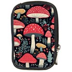 Mushrooms Psychedelic Compact Camera Leather Case