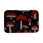 Mushrooms Psychedelic Open Lid Metal Box (Silver)  