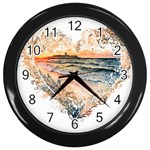 Mandalas-1084082 Ai-generated-7899053 Wall Clock (Black)