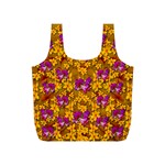 Blooming Flowers Of Orchid Paradise Full Print Recycle Bag (S)