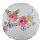 Flower-2342706 Large 18  Premium Flano Round Cushions