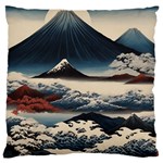 Hokusai Moutains Japan Large Cushion Case (Two Sides)