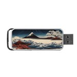 Hokusai Moutains Japan Portable USB Flash (Two Sides)