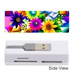 Flower Vase Flower Collage Pop Art Memory Card Reader (Stick)