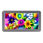 Flower Vase Flower Collage Pop Art Memory Card Reader (Mini)