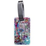 Layered waves Luggage Tag (one side)