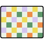 Board Pictures Chess Background Fleece Blanket (Large)