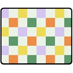 Board Pictures Chess Background Fleece Blanket (Medium)