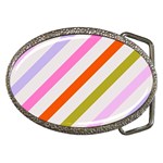 Lines Geometric Background Belt Buckles