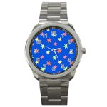 Background Star Darling Galaxy Sport Metal Watch