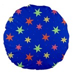 Background Star Darling Galaxy Large 18  Premium Round Cushions