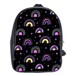 Wallpaper Pattern Rainbow School Bag (XL)