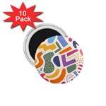 Abstract Pattern Background 1.75  Magnets (10 pack) 