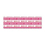Breathe in life, breathe out love text motif pattern Sticker Bumper (10 pack)