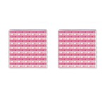 Breathe in life, breathe out love text motif pattern Cufflinks (Square)