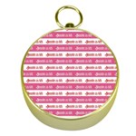 Breathe in life, breathe out love text motif pattern Gold Compasses