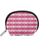 Breathe in life, breathe out love text motif pattern Accessory Pouch (Small)