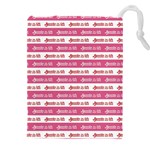 Breathe in life, breathe out love text motif pattern Drawstring Pouch (5XL)