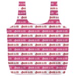 Breathe in life, breathe out love text motif pattern Full Print Recycle Bag (XXXL)