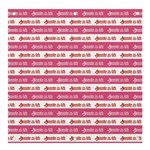 Breathe in life, breathe out love text motif pattern Banner and Sign 4  x 4 