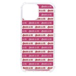 Breathe in life, breathe out love text motif pattern iPhone 13 mini TPU UV Print Case